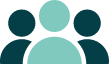 Icon of three people