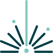 Icon of a laser