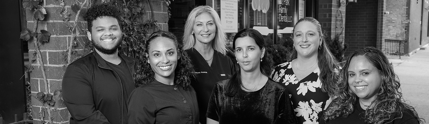Siz smiling dental team members at Oz Park Family Dental in Lincoln Park