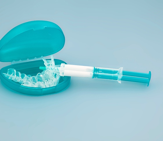 Customized teeth whitening take-home kit